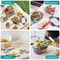 Sorbus 16 Piece Airtight Food Storage Containers with Lids - BPA Free, Keeps Food Fresh, Leak Proof, Store leftover, Meal Prep